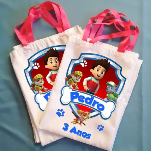 Bolsinha Patrulha Canina Personalizada