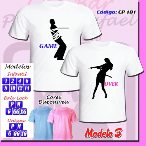 Camiseta Chá Bar New Game Game Over