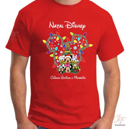 Camiseta Feliz Natal | 02 Unidades | 100% Algodão | Ano Novo