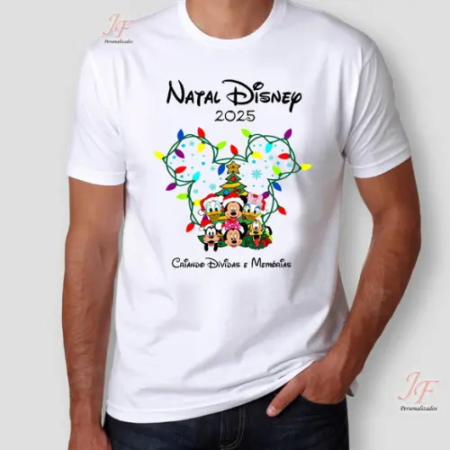 Camiseta Feliz Natal | 05 Unidades | 100% Algodão | Ano Novo