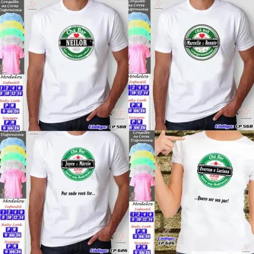 Camiseta Personalizada New Game Chá Bar