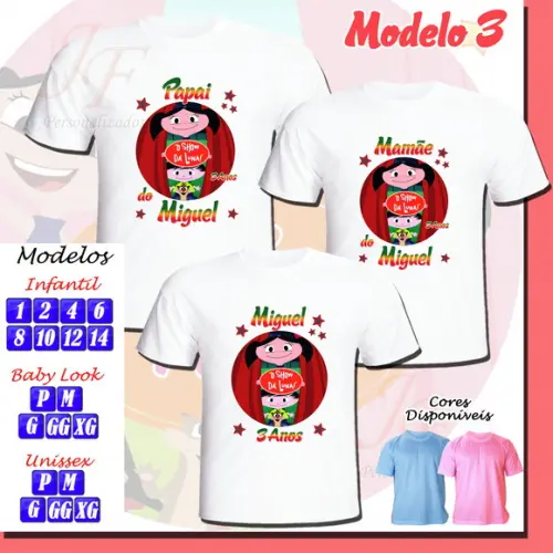 Camiseta Personalizada Show da Luna