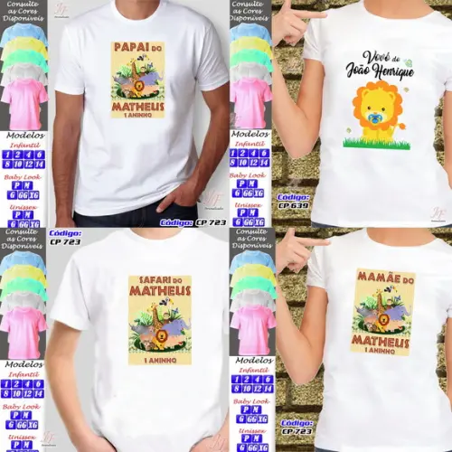 Camiseta Safari Personalizada