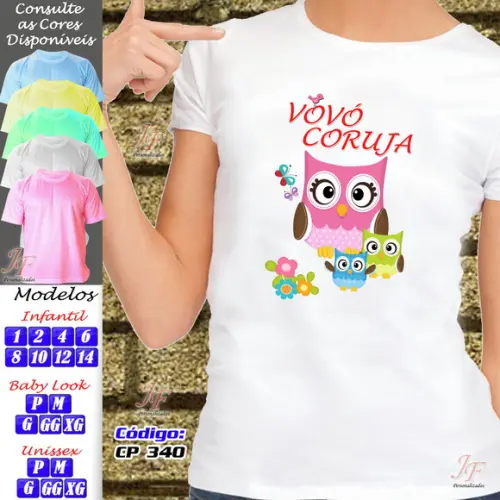 Camiseta Vovô Personalizada