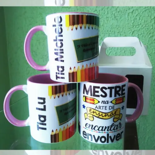 Caneca Cerâmica 350 ml Personalizada Professor Formatura