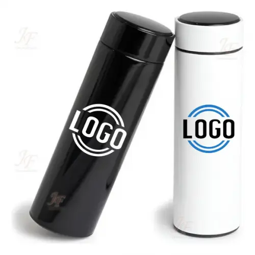 Garrafa Personalizada Inox 500ml Led Temperatura 23 Unidades