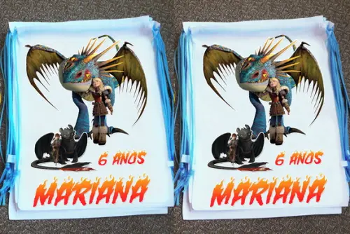 Mochilinha Como Treinar o seu Dragão