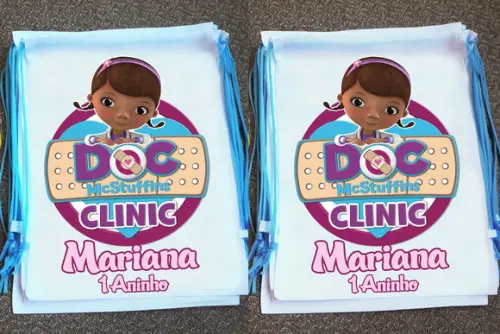 Mochilinha Ecobag Doutora Brinquedos