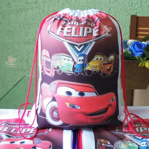Mochilinha Ecobag Sacochila Personalizada 23 x 30 cm