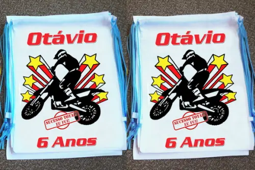 Mochilinha Ecobag Sacochila Personalizada Esportes