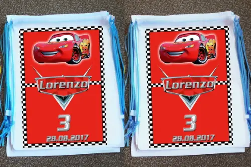 Mochilinha Macqueen Filme Carros Personalizada