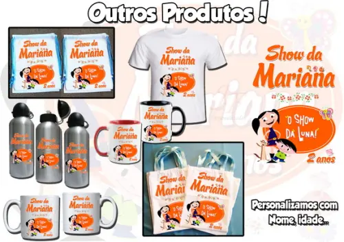 Mochilinha Ecobag Show da Luna Personalizada