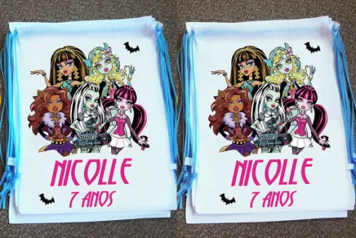 Mochilinha Personalizada Monster High
