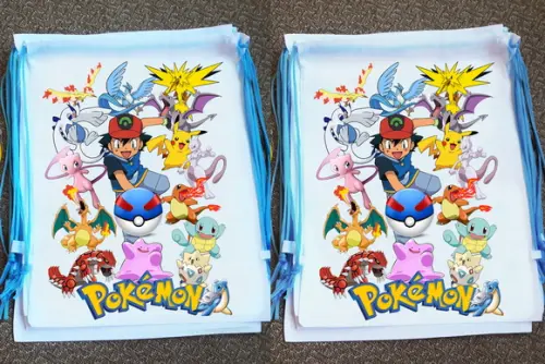 Mochilinha Pokemon Personalizada