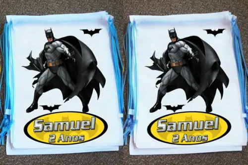 Mochilinhas Batman Personalizada