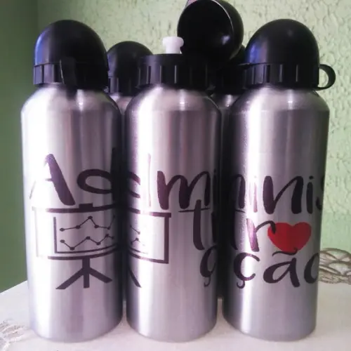 Squeeze Alumínio 500 ml Personalizada Curso Administração