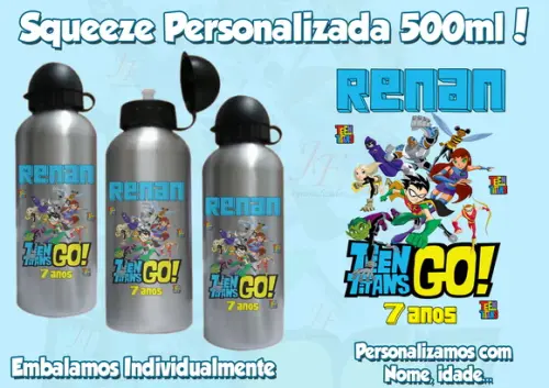 Squeeze Alumínio Jovens Titans