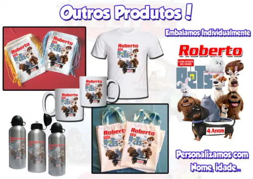 Squeeze Alumínio Filme Pets