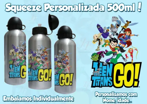 Squeeze Alumínio Jovens Titans