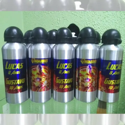 Squeeze Garrafinha Alumínio 500 ml Avengers Vingadores