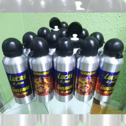 Squeeze Garrafinha Alumínio 500 ml Avengers Vingadores