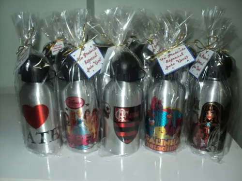 Squeeze Garrafinha Alumínio 500 ml Personalizada Natal
