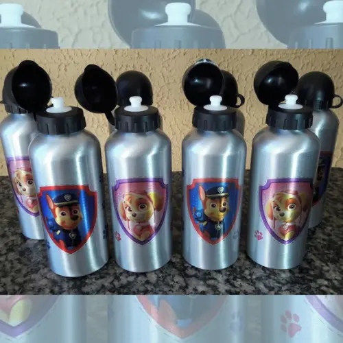 Squeeze Garrafinha Alumínio Personalizada Patrulha Canina