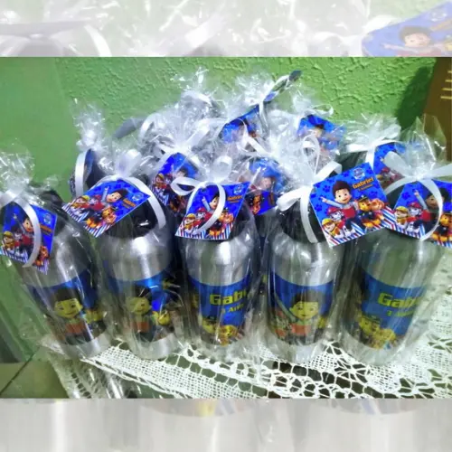 Squeeze Garrafinha em Alumínio 500 ml Patrulha Canina