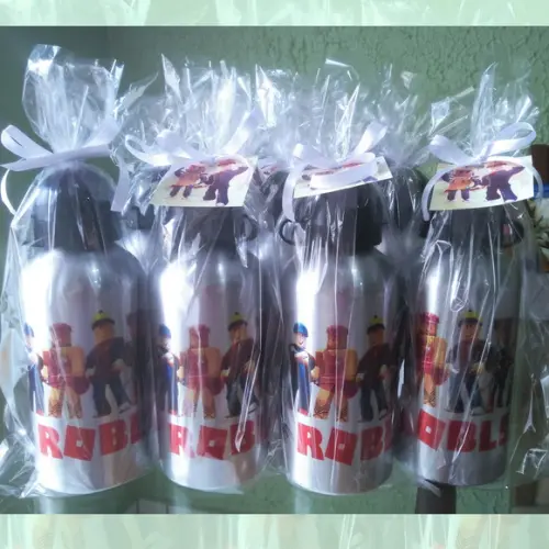 Squeeze Garrafinha em Alumínio 500 ml Personalizada Roblox