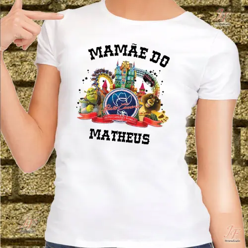 Camisa Viagem Beto Carrero | 06 Unidades | 100% Algodão