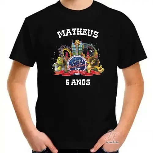 Camisa Viagem Beto Carrero | 14 Unidades | 100% Algodão