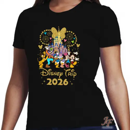 Camiseta Viagem em Família | 11 Unidades | 100% Algodão