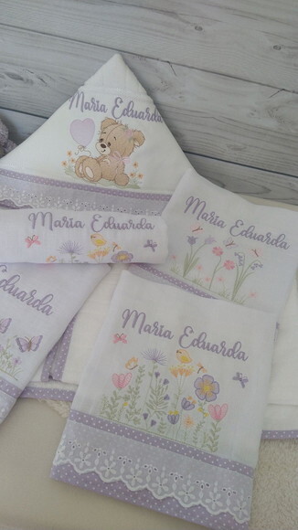 Kit Fraldas e Toalha Personalizada
