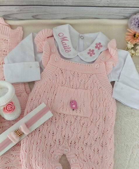 Saída Maternidade Personalizada Rosa
