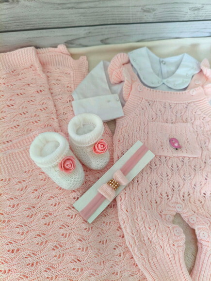 Saída Maternidade Personalizada Rosa