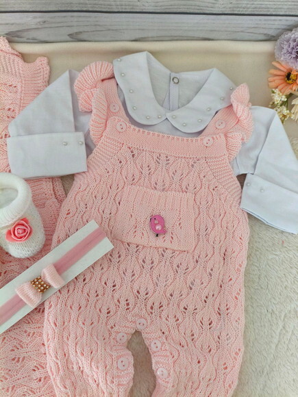 Saída Maternidade Personalizada Rosa