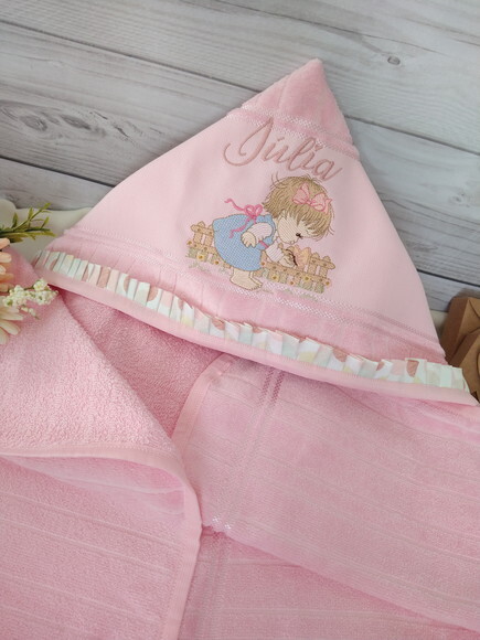 Toalha Infantil com Capuz - Personalizada