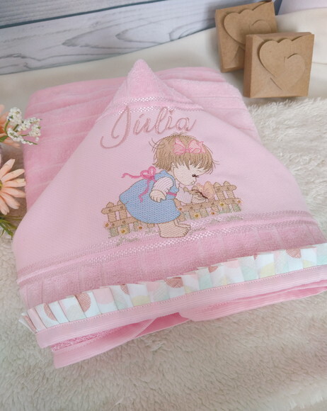 Toalha Infantil com Capuz - Personalizada