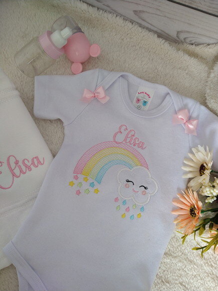 Body Infantil +toalhinha Bordada