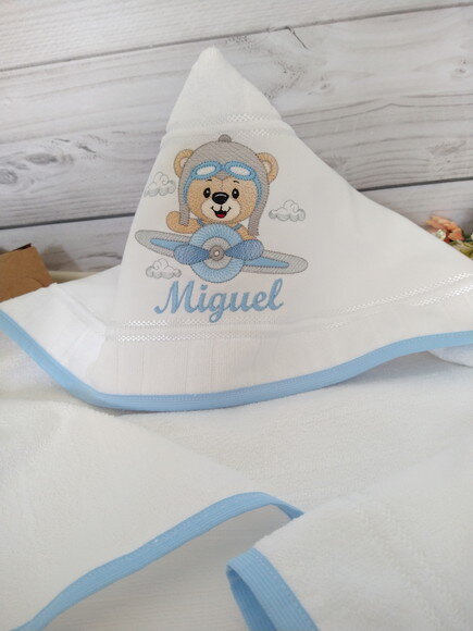 Kit Fraldas e Toalha Personalizada