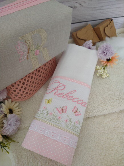Toalha Fralda + Necessaire Box