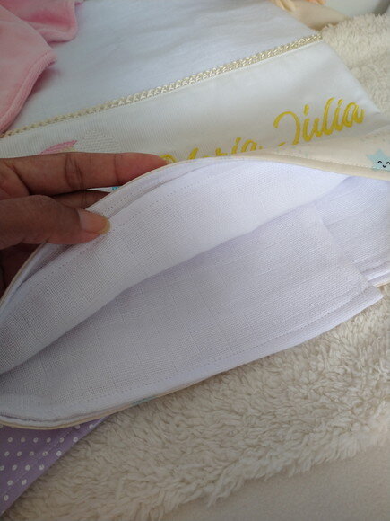 Toalha Fralda Bordada