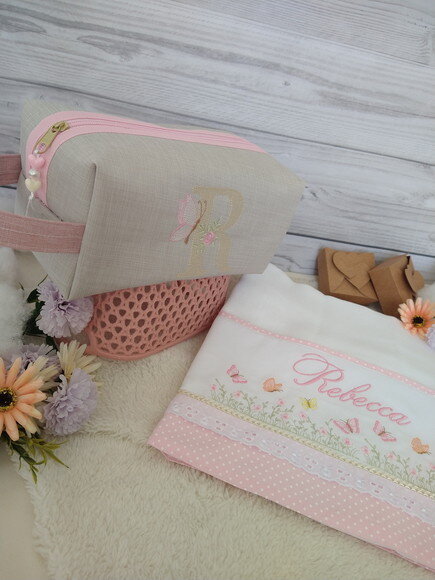 Toalha Fralda + Necessaire Box