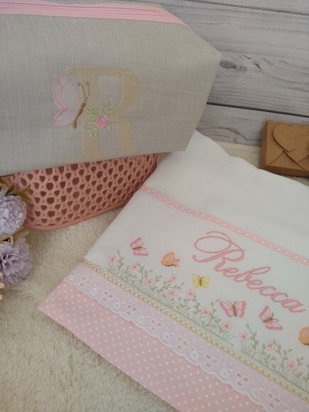 Toalha Fralda + Necessaire Box