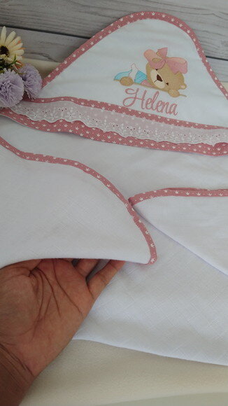 Toalha Fralda com Capuz