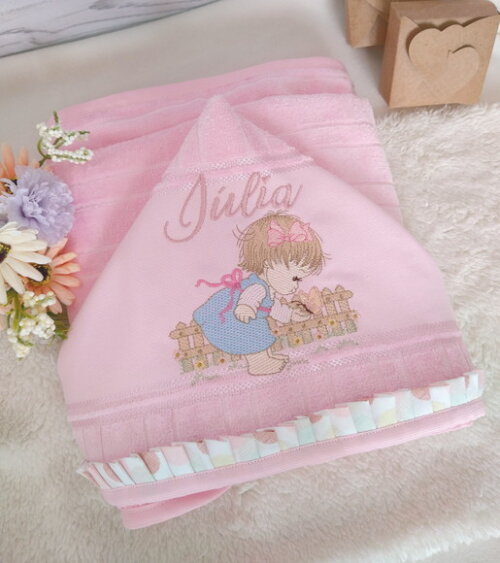 Toalha Infantil com Capuz - Personalizada