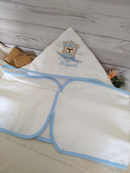 Toalha Infantil com Capuz Personalizada