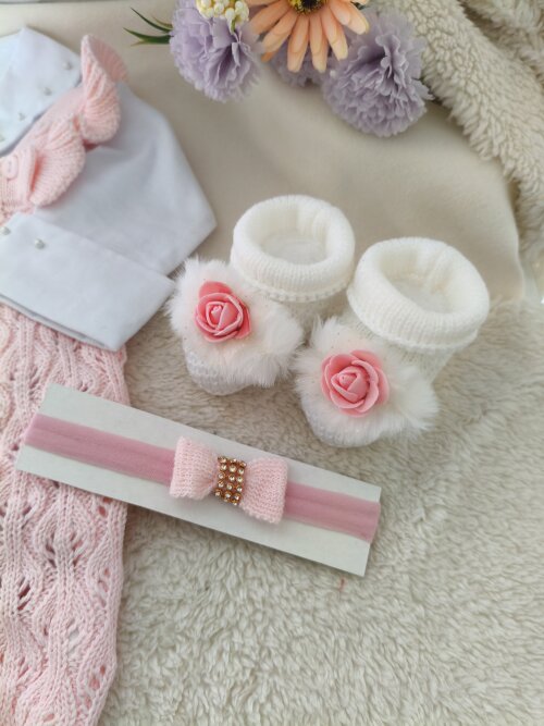Saída Maternidade Personalizada Rosa