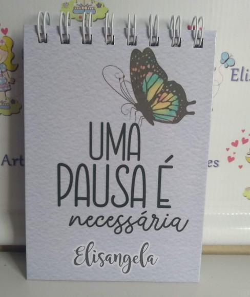 Bloco de notas A6 personalizado