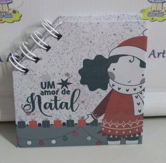 Bloquinho de natal personalizado